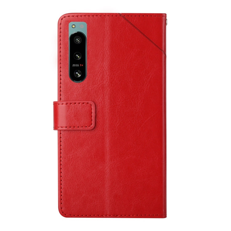 HT01 Y-shaped Pattern Flip Leather Phone Case