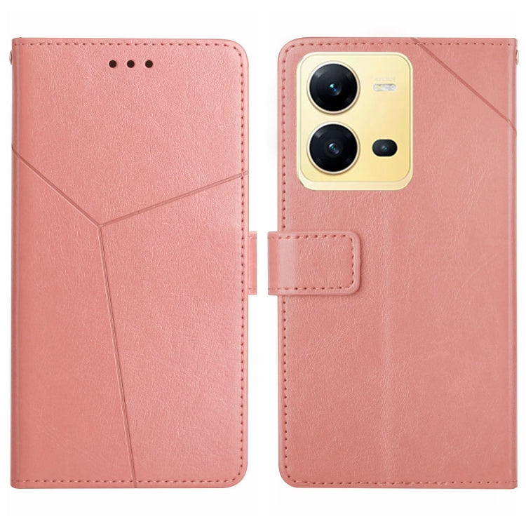 HT01 Y-shaped Pattern Flip Leather Phone Case