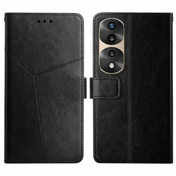 HT01 Y-shaped Pattern Flip Leather Phone Case