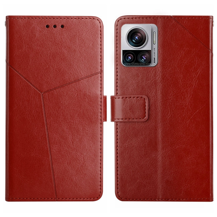 HT01 Y-shaped Pattern Flip Leather Phone Case