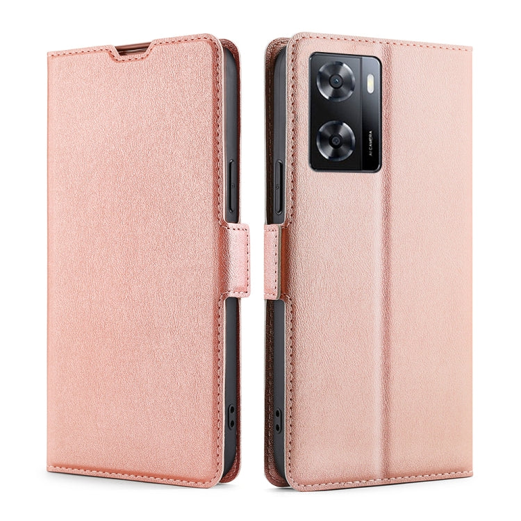 Ultra-thin Voltage Side Buckle Leather Phone Case