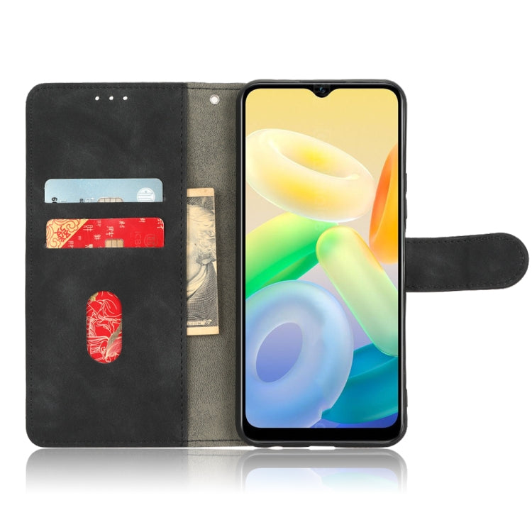Skin Feel Magnetic Flip Leather Phone Case