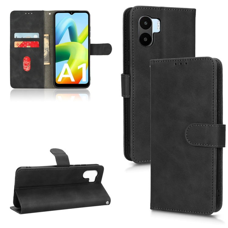 Skin Feel Magnetic Flip Leather Phone Case