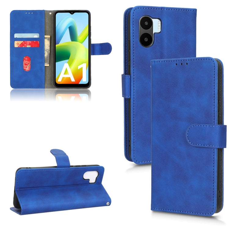 Skin Feel Magnetic Flip Leather Phone Case