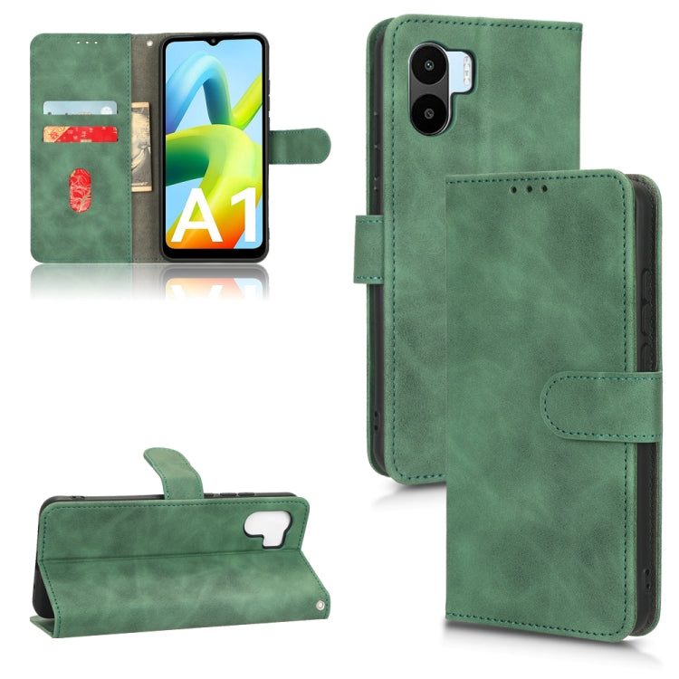 Skin Feel Magnetic Flip Leather Phone Case