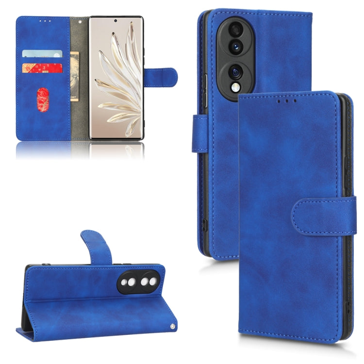 Skin Feel Magnetic Flip Leather Phone Case