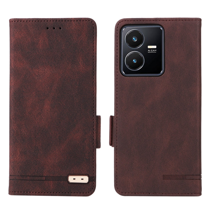 Magnetic Clasp Leather Phone Case, For vivo Y22s / Y35, For Motorola Edge X30 / Edge 30 Pro / Edge+ 2022, For Sharp Aquos Sense 7