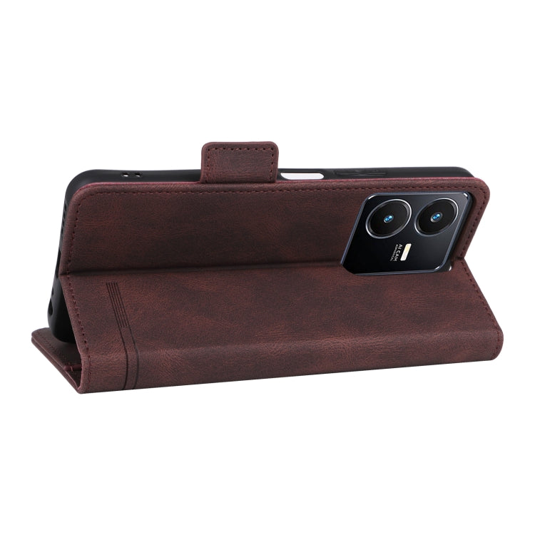 Magnetic Clasp Leather Phone Case, For vivo Y22s / Y35, For Motorola Edge X30 / Edge 30 Pro / Edge+ 2022, For Sharp Aquos Sense 7