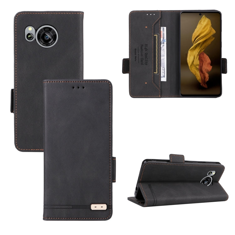 Magnetic Clasp Leather Phone Case, For vivo Y22s / Y35, For Motorola Edge X30 / Edge 30 Pro / Edge+ 2022, For Sharp Aquos Sense 7