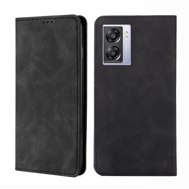 Skin Feel Magnetic Flip Leather Phone Case