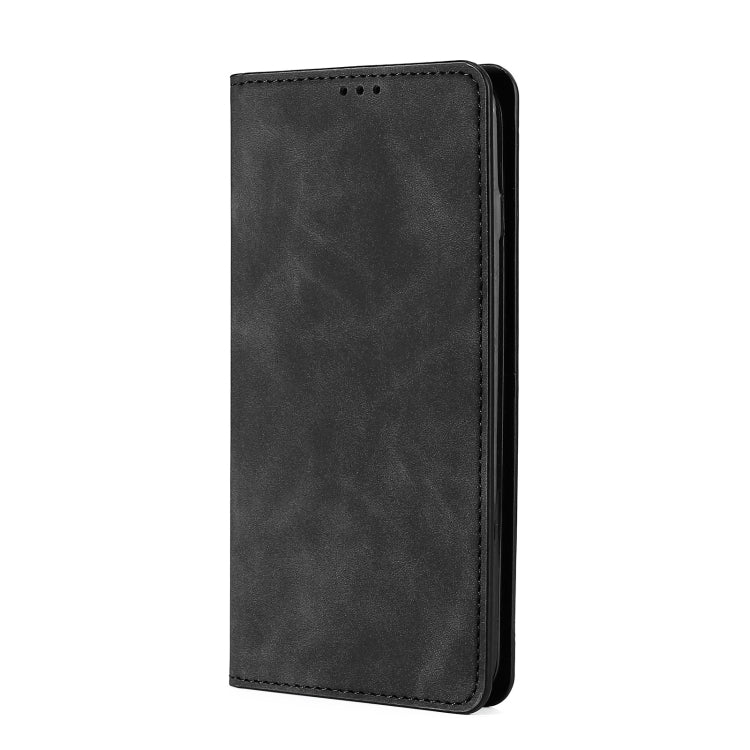 Skin Feel Magnetic Flip Leather Phone Case