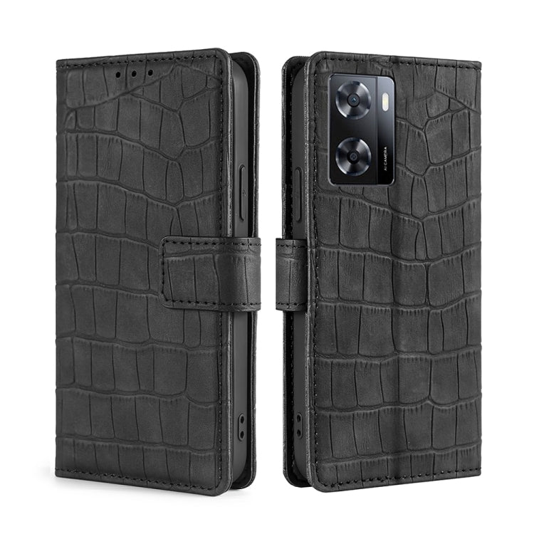 Skin Feel Crocodile Magnetic Clasp Leather Phone Case, For OPPO A57s 4G / A57e 4G, For OPPO K10 5G Global, For vivo Y52t, For OnePlus Nord N20 SE 4G