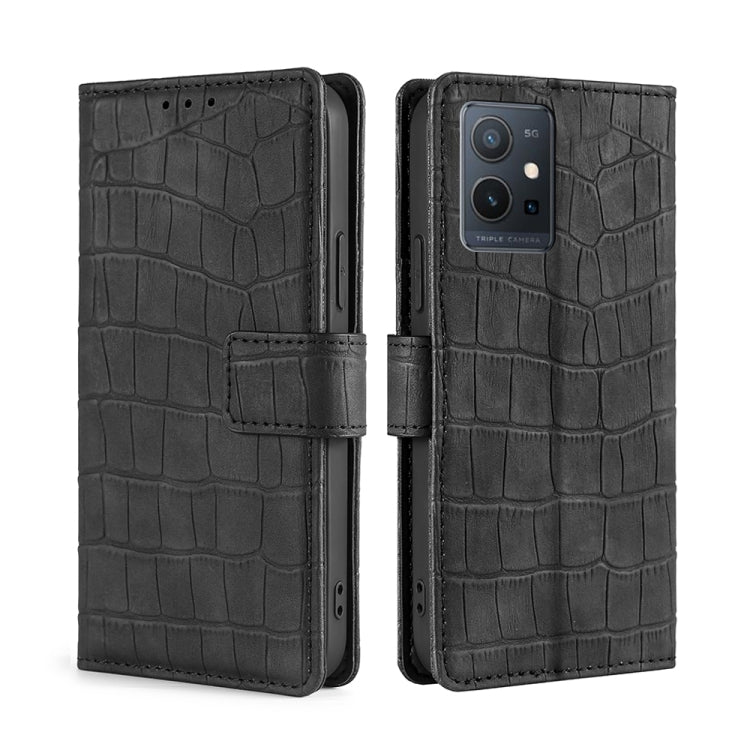 Skin Feel Crocodile Magnetic Clasp Leather Phone Case, For OPPO A57s 4G / A57e 4G, For OPPO K10 5G Global, For vivo Y52t, For OnePlus Nord N20 SE 4G