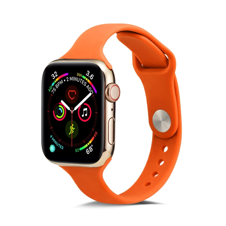 Thin Silicone Replacement Wrist Strap Watchband, For Apple Watch 5/4 44mm &amp; 3/2/1 42mm, For Apple Watch 5/4 40mm &amp; 3/2/1 38mm