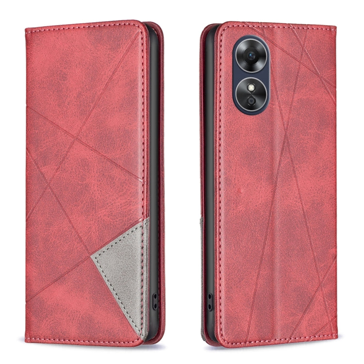 Prismatic Invisible Magnetic Leather Phone Case, For OPPO A17, For Samsung Galaxy A14 5G, For Samsung Galaxy S23+ 5G, For Samsung Galaxy S23 Ultra 5G, For Samsung Galaxy S23 5G