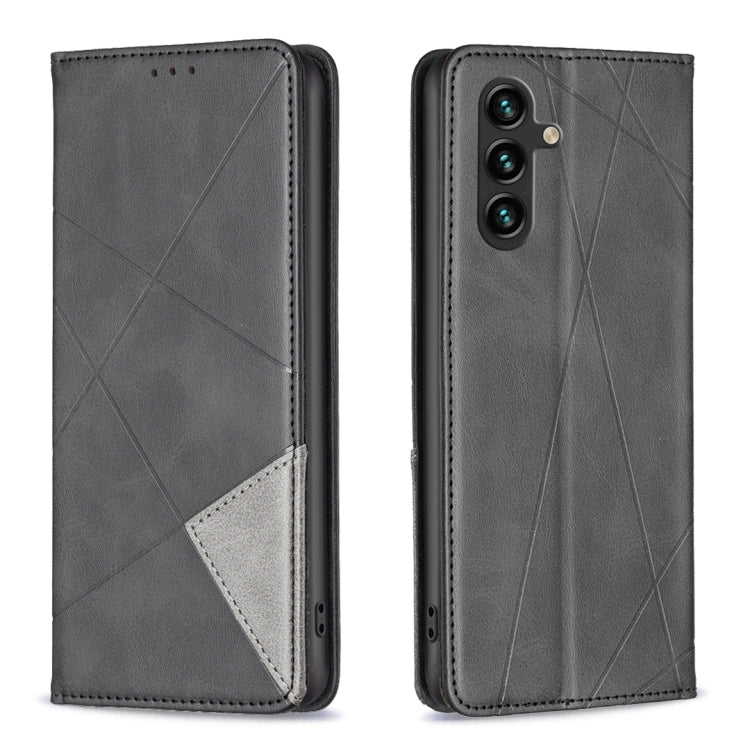 Prismatic Invisible Magnetic Leather Phone Case, For Samsung Galaxy A14 5G, For Samsung Galaxy S23+ 5G, For Samsung Galaxy S23 Ultra 5G, For Samsung Galaxy S23 5G