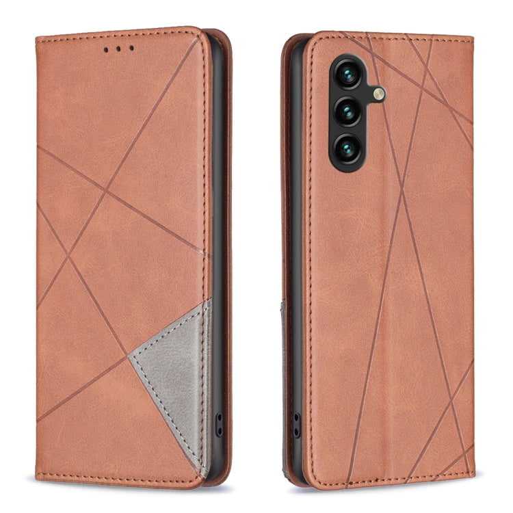 Prismatic Invisible Magnetic Leather Phone Case, For Samsung Galaxy A14 5G, For Samsung Galaxy S23+ 5G, For Samsung Galaxy S23 Ultra 5G, For Samsung Galaxy S23 5G