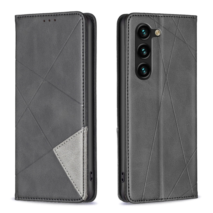 Prismatic Invisible Magnetic Leather Phone Case, For Samsung Galaxy A14 5G, For Samsung Galaxy S23+ 5G, For Samsung Galaxy S23 Ultra 5G, For Samsung Galaxy S23 5G
