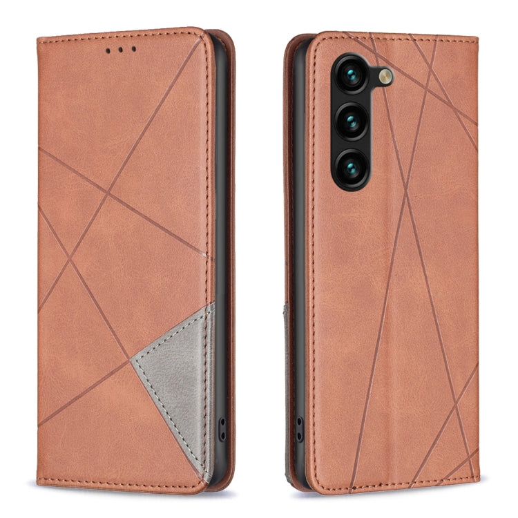 Prismatic Invisible Magnetic Leather Phone Case, For Samsung Galaxy A14 5G, For Samsung Galaxy S23+ 5G, For Samsung Galaxy S23 Ultra 5G, For Samsung Galaxy S23 5G