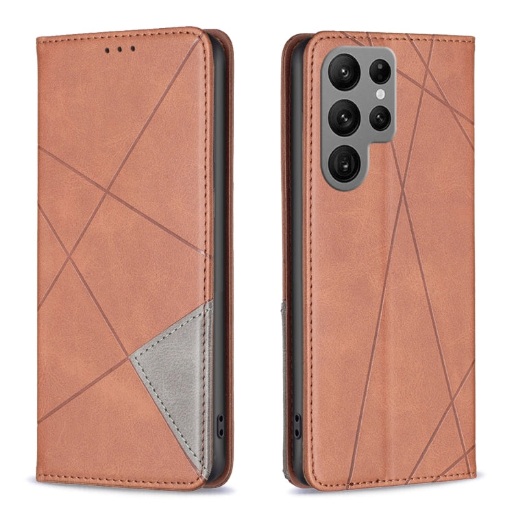 Prismatic Invisible Magnetic Leather Phone Case, For Samsung Galaxy A14 5G, For Samsung Galaxy S23+ 5G, For Samsung Galaxy S23 Ultra 5G, For Samsung Galaxy S23 5G