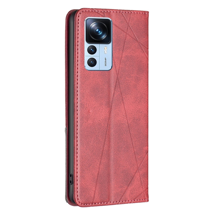 Prismatic Invisible Magnetic Leather Phone Case, For Xiaomi 12T / 12T Pro / Redmi K50 Ultra