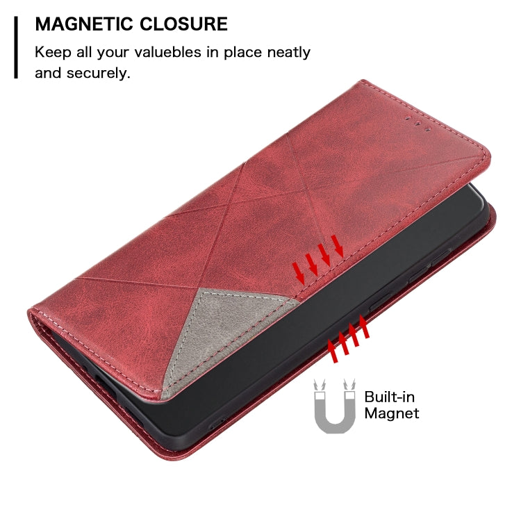 Prismatic Invisible Magnetic Leather Phone Case, For Xiaomi 12T / 12T Pro / Redmi K50 Ultra