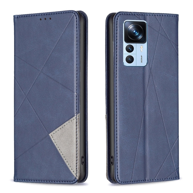 Prismatic Invisible Magnetic Leather Phone Case, For Xiaomi 12T / 12T Pro / Redmi K50 Ultra