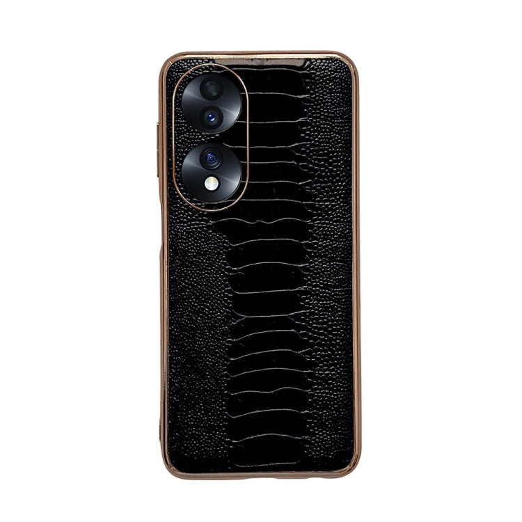 Genuine Leather Weilai Series Nano Plating Phone Case, For Hono 70, For Honor 70 Pro, For Huawei nova 10, For Huawei nova 10 Pro, For vivo S15 5G, For vivo S15 Pro 5G