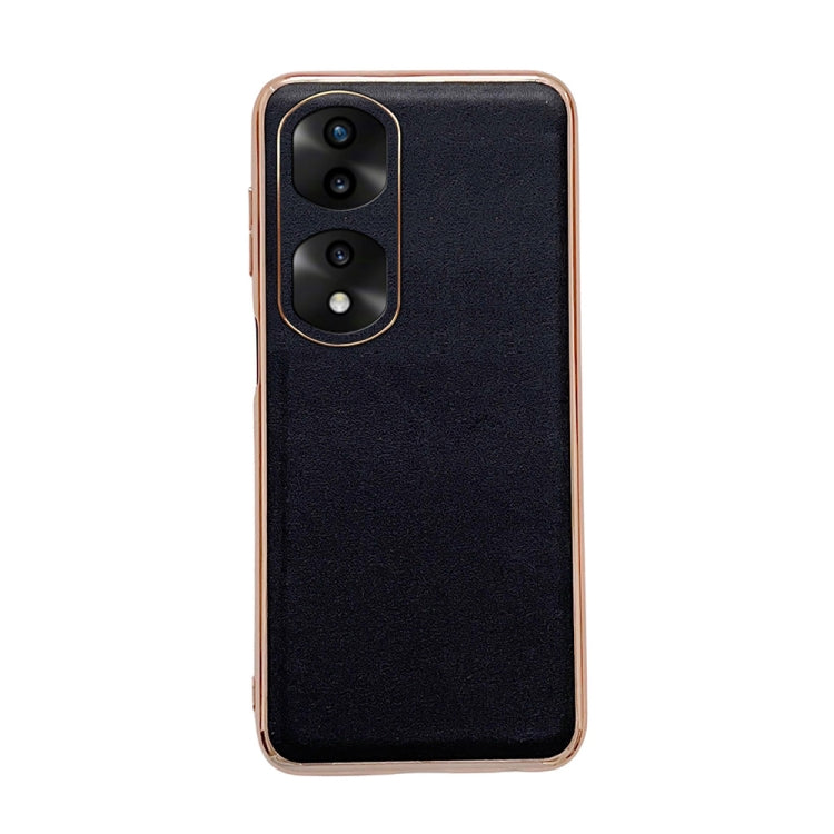 Genuine Leather Xiaoya Series Nano Plating Phone Case, For Hono 70, For Honor 70 Pro, For Huawei nova 10, For Huawei nova 10 Pro, For vivo S15 5G, For vivo S15 Pro 5G