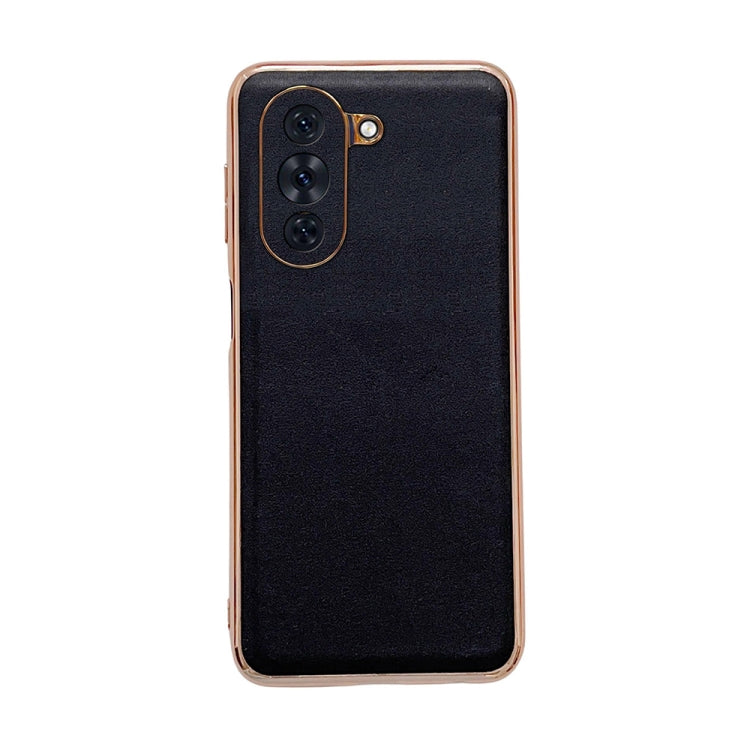 Genuine Leather Xiaoya Series Nano Plating Phone Case, For Hono 70, For Honor 70 Pro, For Huawei nova 10, For Huawei nova 10 Pro, For vivo S15 5G, For vivo S15 Pro 5G