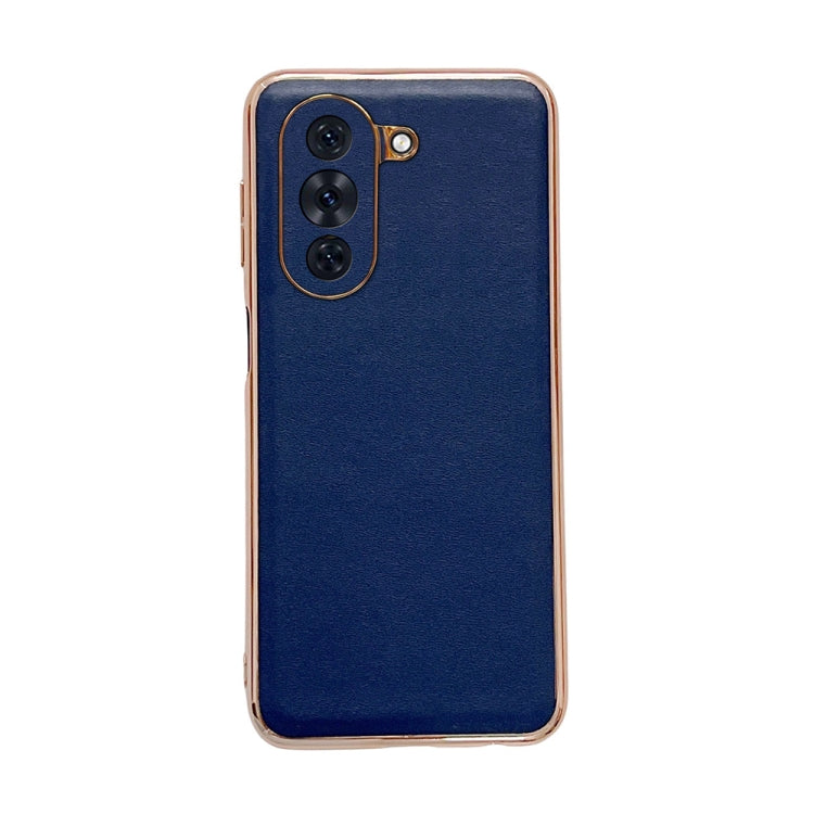 Genuine Leather Xiaoya Series Nano Plating Phone Case, For Hono 70, For Honor 70 Pro, For Huawei nova 10, For Huawei nova 10 Pro, For vivo S15 5G, For vivo S15 Pro 5G