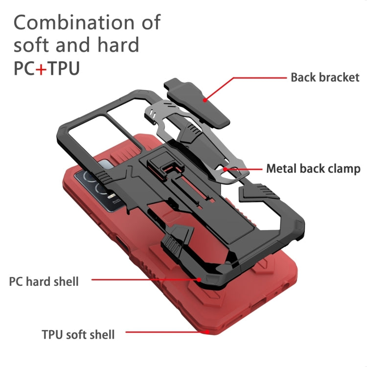 Armor Warrior Shockproof PC + TPU Phone Case, For OPPO A57 4G, For OPPO Reno7 4G, For Realme C30, For vivo V25, For vivo Y16