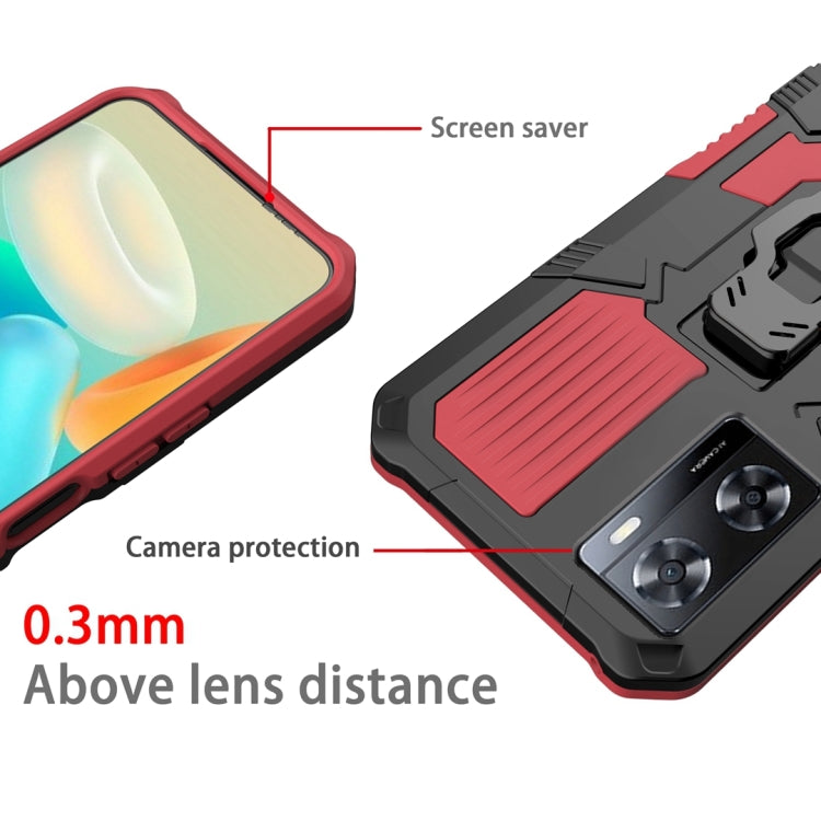Armor Warrior Shockproof PC + TPU Phone Case, For OPPO A57 4G, For OPPO Reno7 4G, For Realme C30, For vivo V25