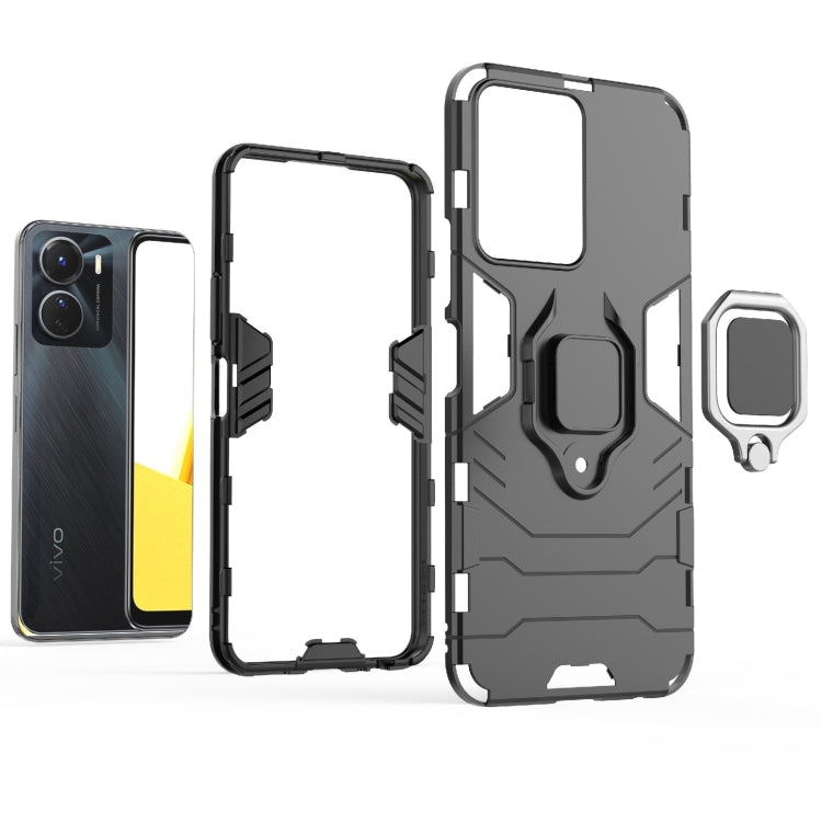 PC + TPU Shockproof Protective Phone Case with Magnetic Ring Holder, For vivo Y16, For vivo Y35 4G, For Xiaomi Redmi A1