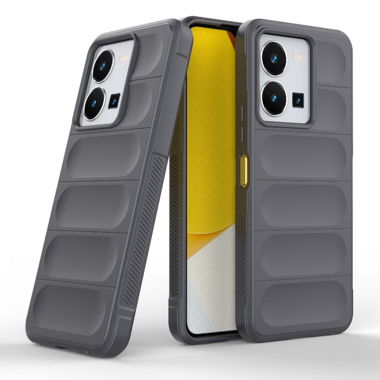 Magic Shield TPU + Flannel Phone Case, For vivo Y35 4G Global