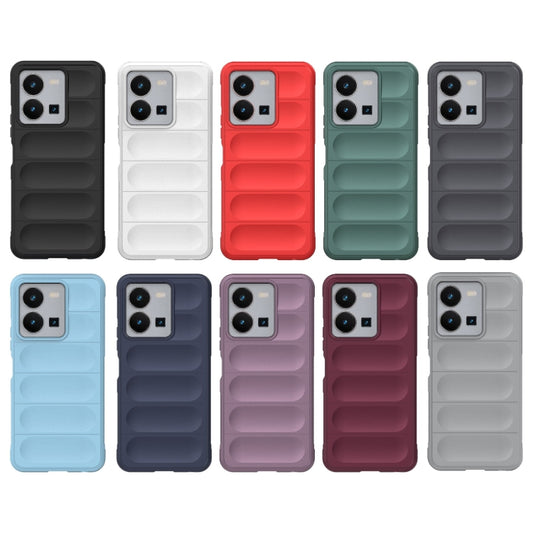 Magic Shield TPU + Flannel Phone Case, For vivo Y35 4G Global