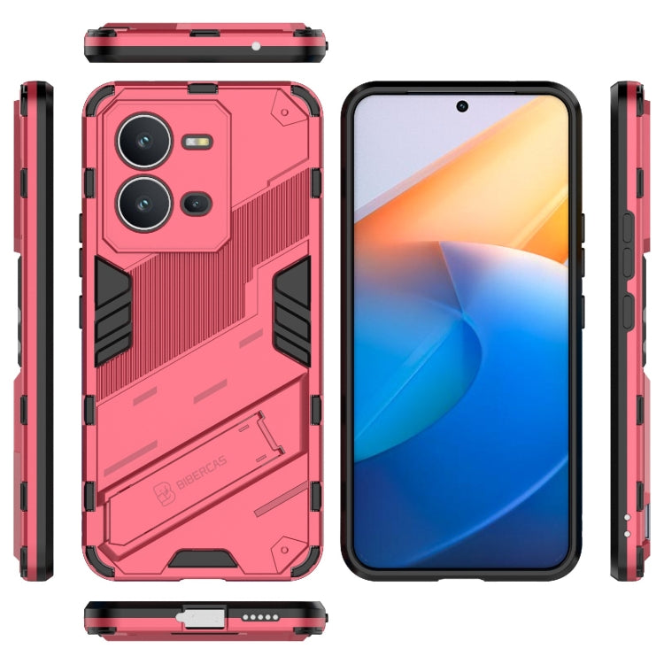 PC + TPU Shockproof Phone Case with Invisible Holder, For vivo V25 5G Global, For vivo Y35 4G Global