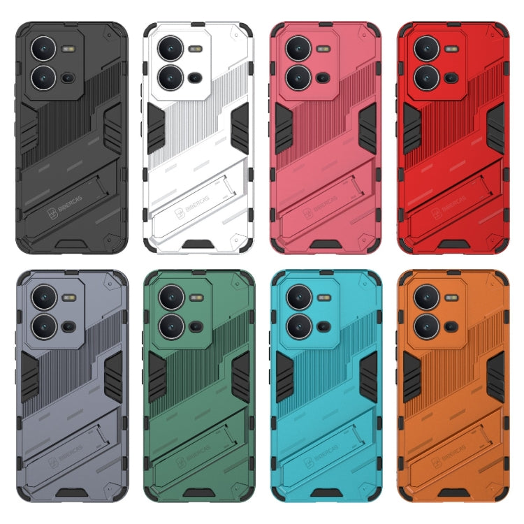 PC + TPU Shockproof Phone Case with Invisible Holder, For vivo V25 5G Global, For vivo Y35 4G Global