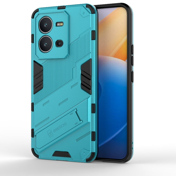 PC + TPU Shockproof Phone Case with Invisible Holder, For vivo V25 5G Global, For vivo Y35 4G Global