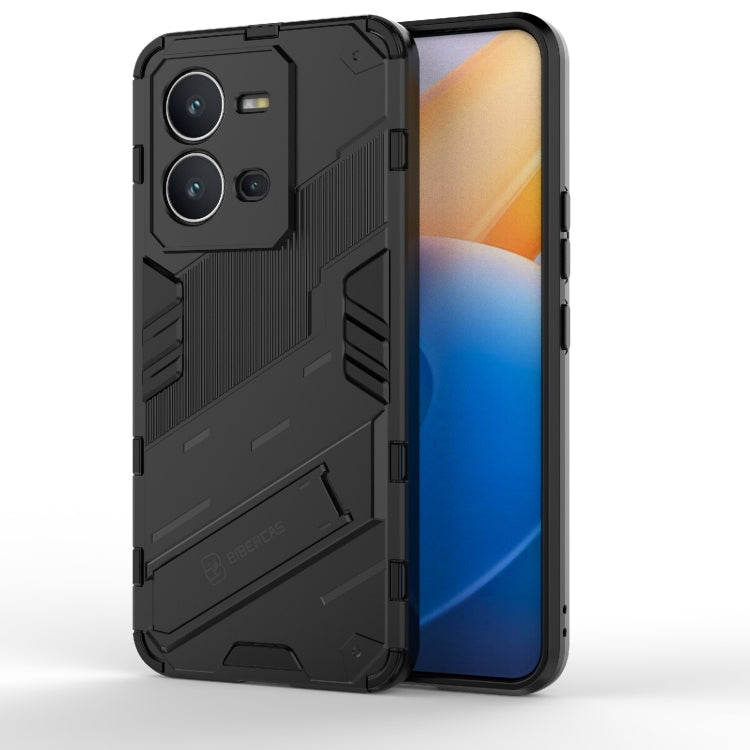 PC + TPU Shockproof Phone Case with Invisible Holder, For vivo V25 5G Global, For vivo Y35 4G Global