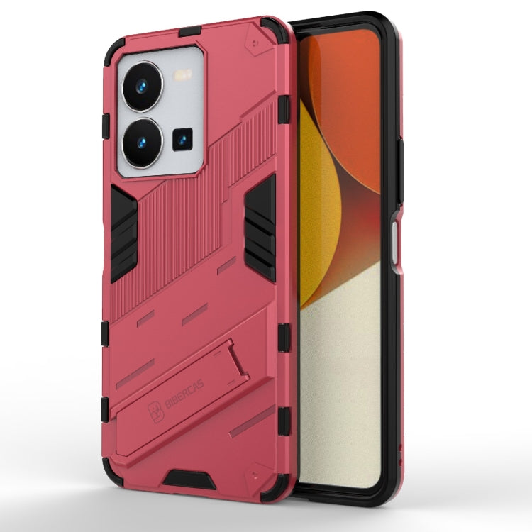 PC + TPU Shockproof Phone Case with Invisible Holder, For vivo V25 5G Global, For vivo Y35 4G Global