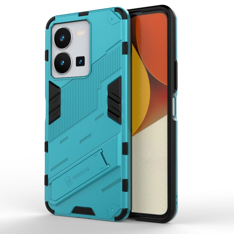 PC + TPU Shockproof Phone Case with Invisible Holder, For vivo V25 5G Global, For vivo Y35 4G Global