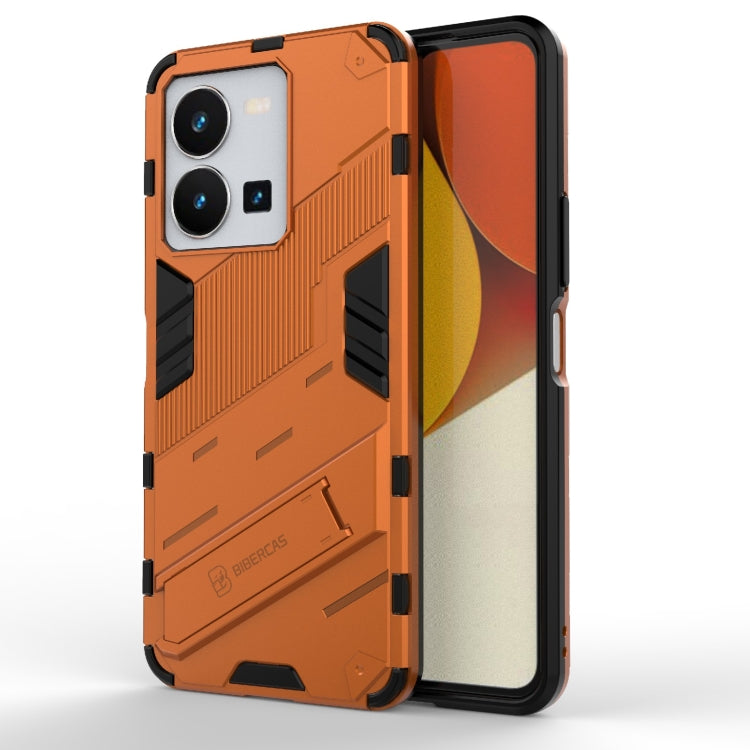 PC + TPU Shockproof Phone Case with Invisible Holder, For vivo V25 5G Global, For vivo Y35 4G Global