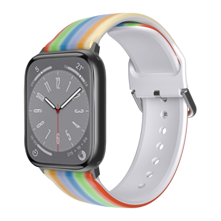 Breathable TPU Watch Band For Apple Watch, Ultra 49mm / Series 8&amp;7 45mm / SE 2&amp;6&amp;SE&amp;5&amp;4 44mm / 3&amp;2&amp;1 42mm, Series 8&amp;7 41mm / SE 2&amp;6&amp;SE&amp;5&amp;4 40mm / 3&amp;2&amp;1 38mm