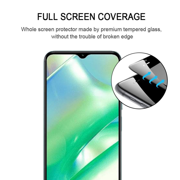 Full Glue Full Cover Screen Protector Tempered Glass Film, For Realme 10 (1 PC), For Realme 10 5G (1 PC)