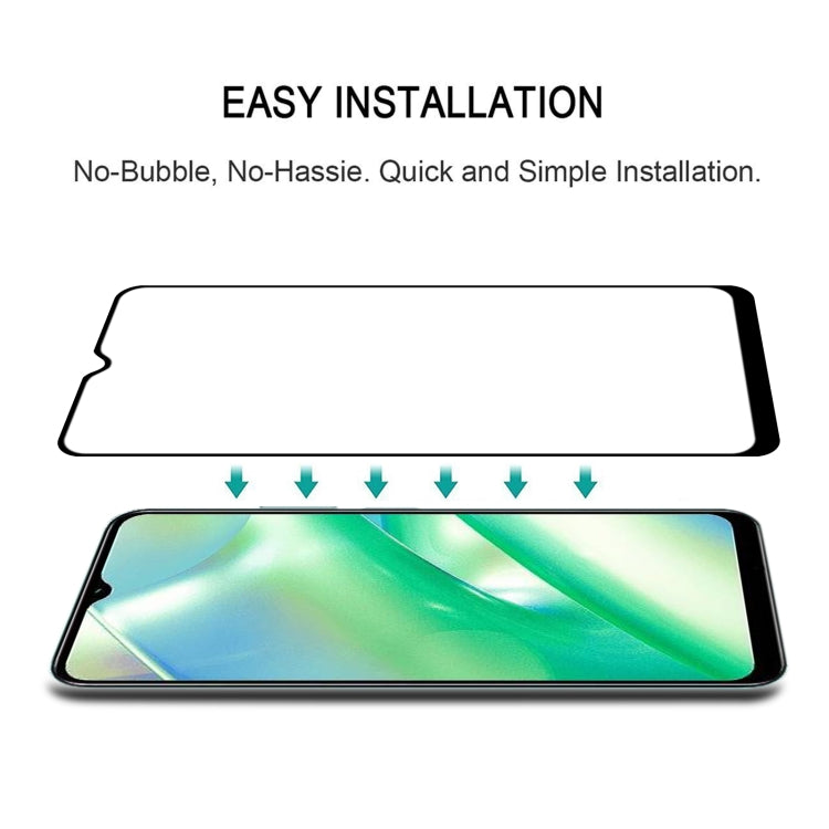 Full Glue Full Cover Screen Protector Tempered Glass Film, For Realme 10 (1 PC), For Realme 10 5G (1 PC)