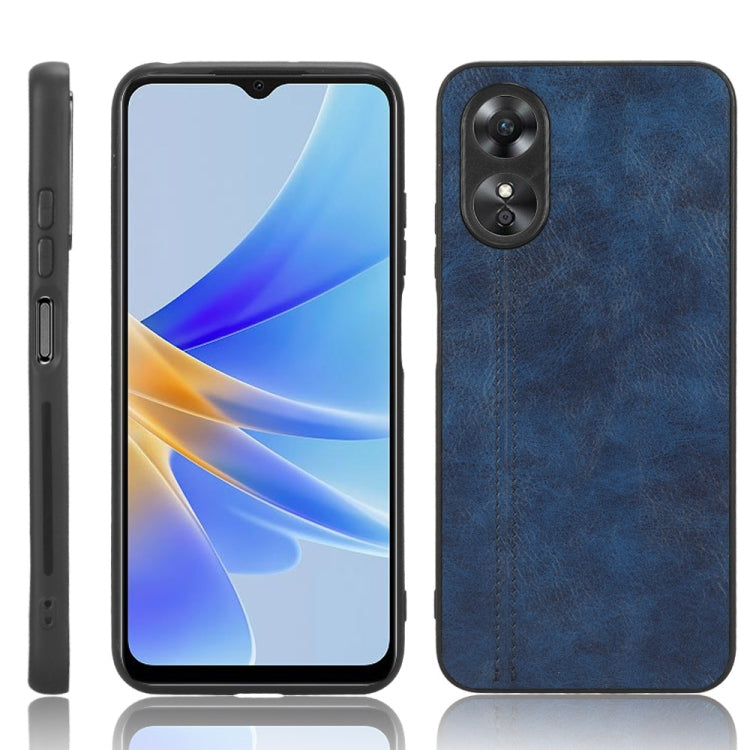 Sewing Cow Pattern Skin PC + PU + TPU Phone Case, For OPPO A17, For Honor X8 5G/X6 5G/Play6C, For Samsung Galaxy A04 4G, For Xiaomi Poco M4 5G, For Xiaomi Poco M5 4G