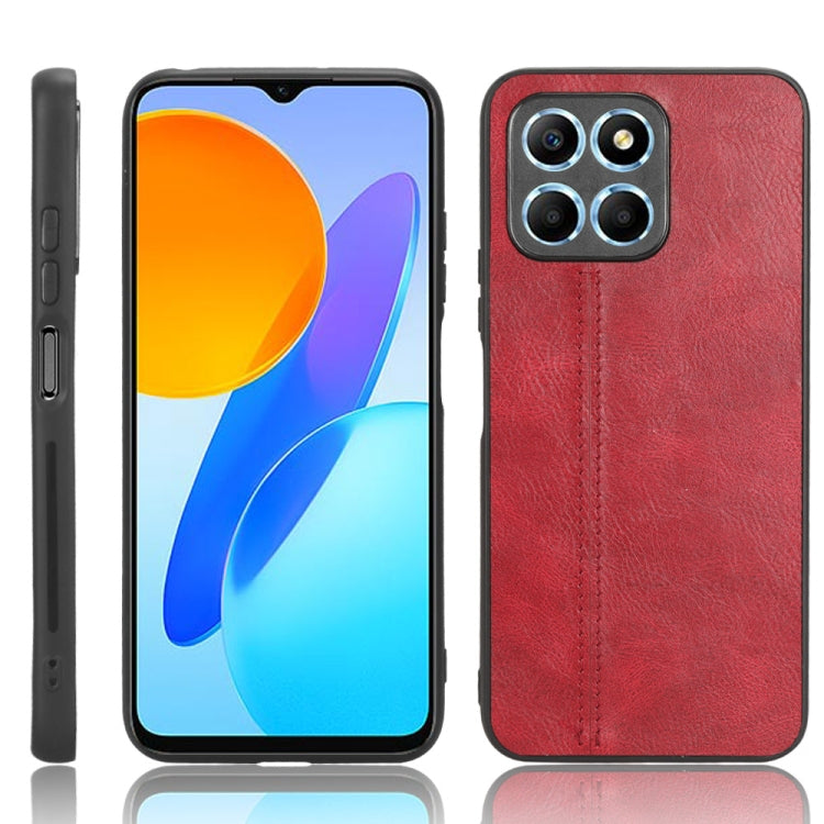 Sewing Cow Pattern Skin PC + PU + TPU Phone Case, For OPPO A17, For Honor X8 5G/X6 5G/Play6C, For Samsung Galaxy A04 4G, For Xiaomi Poco M4 5G, For Xiaomi Poco M5 4G