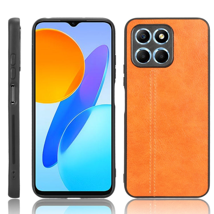 Sewing Cow Pattern Skin PC + PU + TPU Phone Case, For OPPO A17, For Honor X8 5G/X6 5G/Play6C, For Samsung Galaxy A04 4G, For Xiaomi Poco M4 5G, For Xiaomi Poco M5 4G