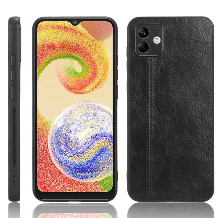 Sewing Cow Pattern Skin PC + PU + TPU Phone Case, For OPPO A17, For Xiaomi Redmi A1, For Honor X8 5G/X6 5G/Play6C, For Samsung Galaxy A04 4G, For Xiaomi Poco M4 5G, For Xiaomi Poco M5 4G